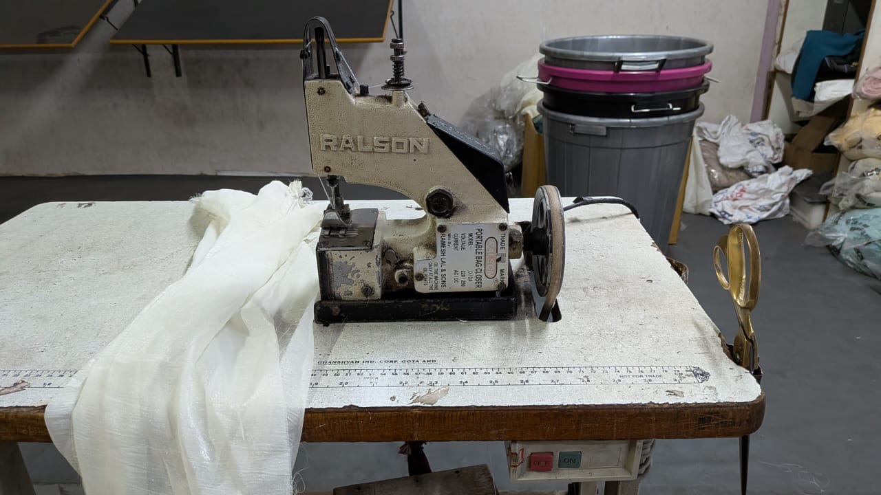 Large Scale Embroidery Setup