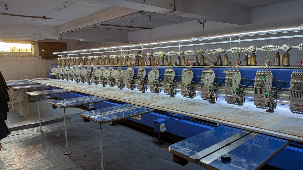 Embroidery Machine Setup