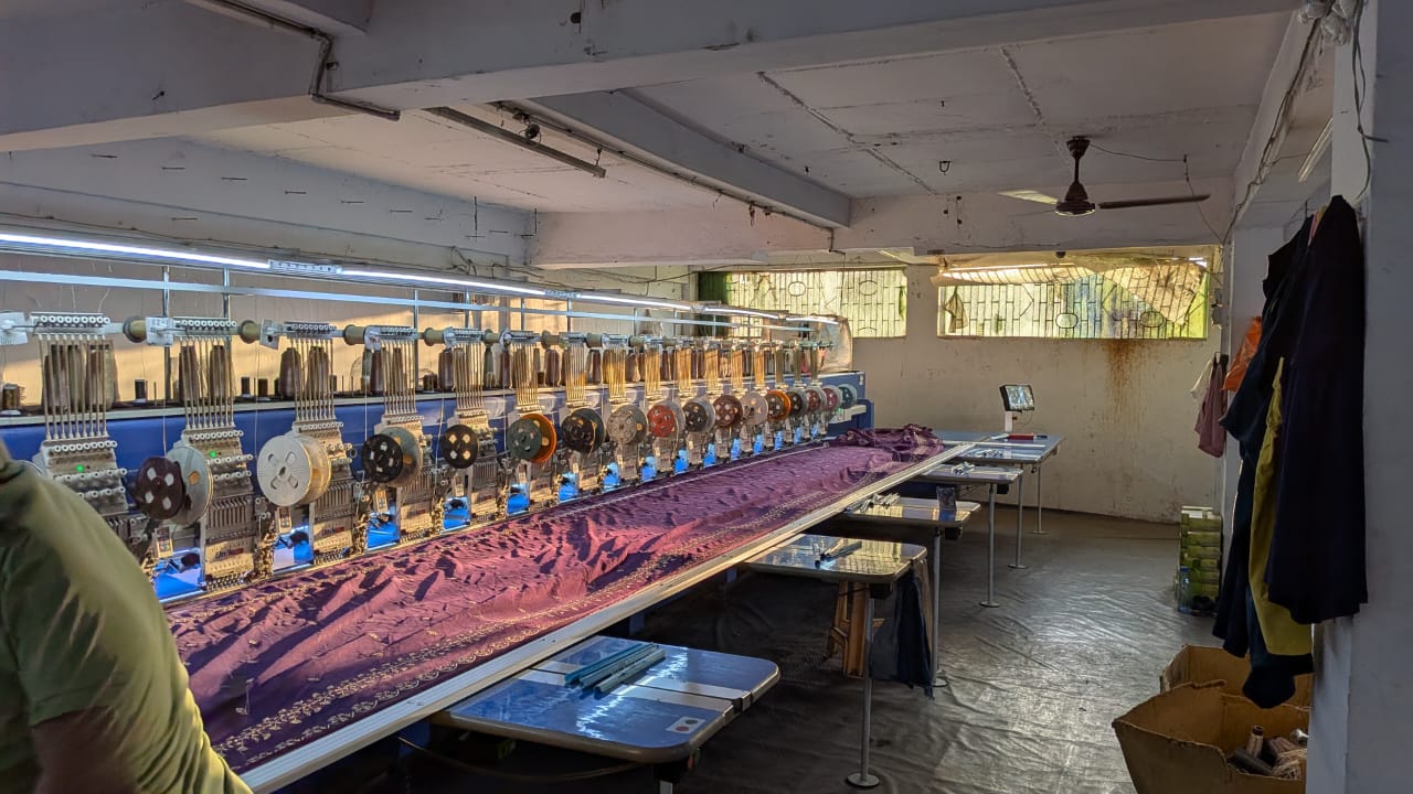 Industrial Embroidery Machine
